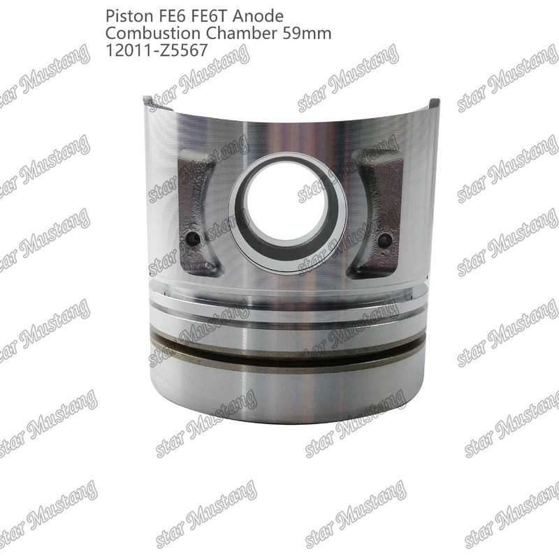 FE6 FE6T Cámara de pistones del motor Tamaño 59mm 3x2x4mm 12011-Z5567 Para repuestos del motor de Nissan