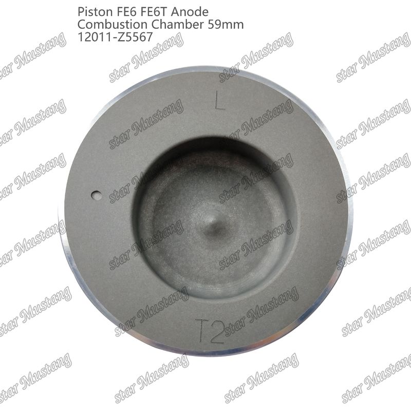 FE6 FE6T Cámara de pistones del motor Tamaño 59mm 3x2x4mm 12011-Z5567 Para repuestos del motor de Nissan