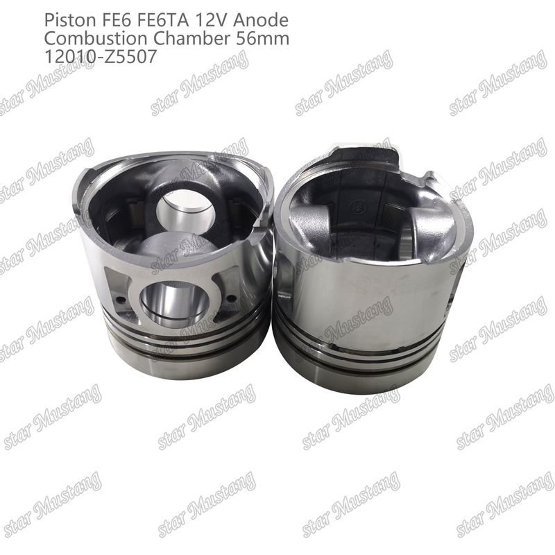 FE6 FE6TA Motor pistón12V Tamaño de la cámara 56mm 2.5x2x4mm 12010-Z5507 Para las piezas de repuesto del motor de Nissan