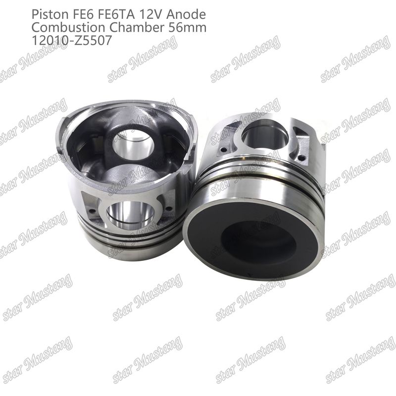 FE6 FE6TA Motor pistón12V Tamaño de la cámara 56mm 2.5x2x4mm 12010-Z5507 Para las piezas de repuesto del motor de Nissan