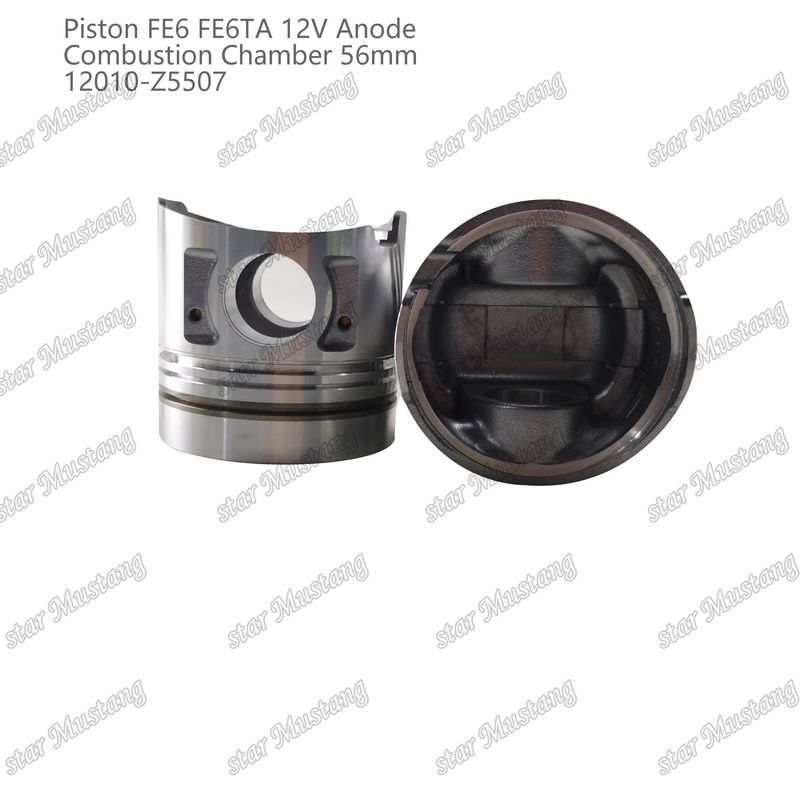 FE6 FE6TA Motor pistón12V Tamaño de la cámara 56mm 2.5x2x4mm 12010-Z5507 Para las piezas de repuesto del motor de Nissan