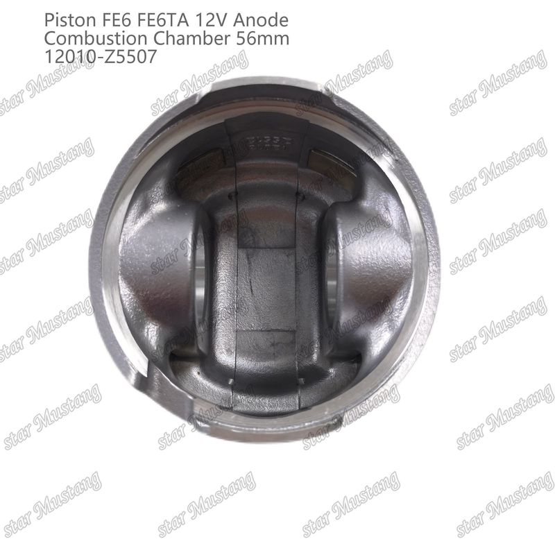 FE6 FE6TA Motor pistón12V Tamaño de la cámara 56mm 2.5x2x4mm 12010-Z5507 Para las piezas de repuesto del motor de Nissan
