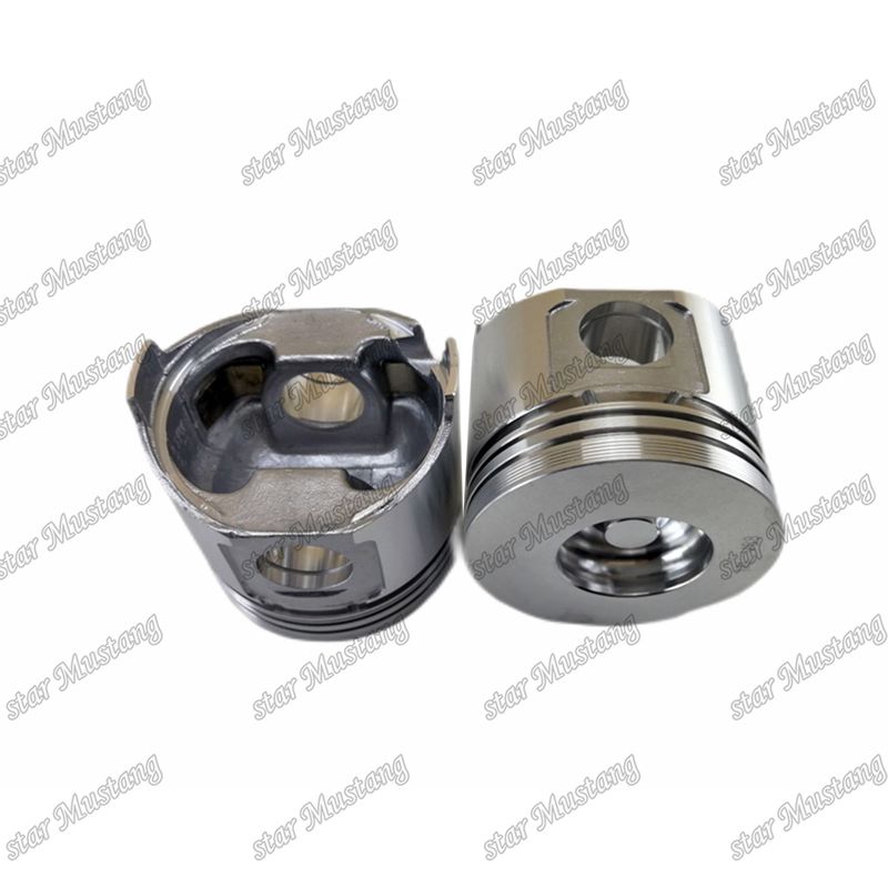 Pistón 3D88E-5 3D88E-6 4D88E-5 3TNV88 4TNV88 Tamaño de la cámara 43mm 129005-22080 Para las piezas de reparación de motores diésel Yanmar