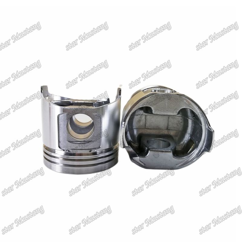 Pistón 3D88E-5 3D88E-6 4D88E-5 3TNV88 4TNV88 Tamaño de la cámara 43mm 129005-22080 Para las piezas de reparación de motores diésel Yanmar
