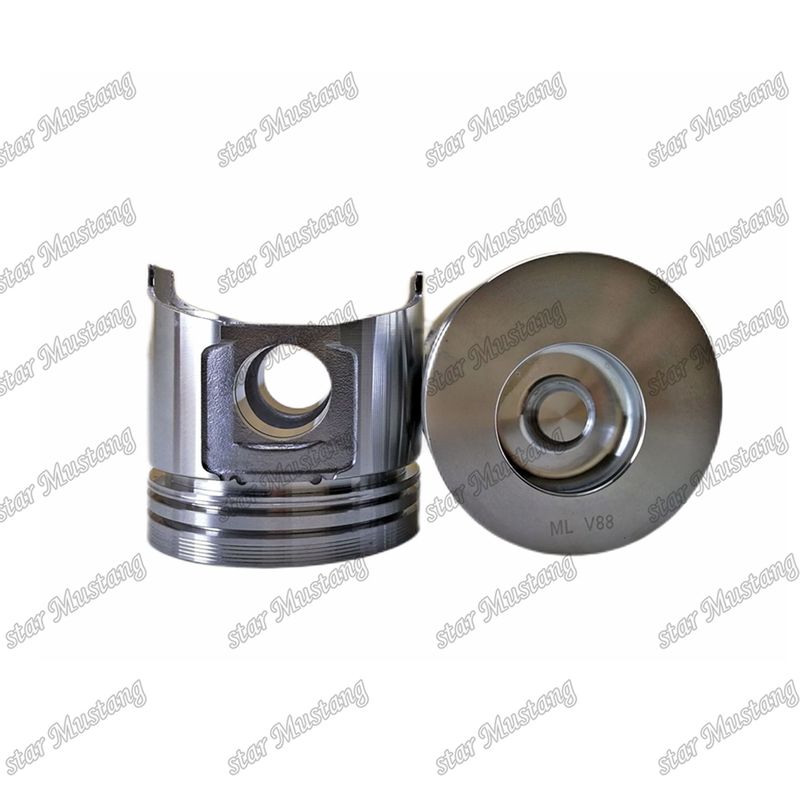 Pistón 3D88E-5 3D88E-6 4D88E-5 3TNV88 4TNV88 Tamaño de la cámara 43mm 129005-22080 Para las piezas de reparación de motores diésel Yanmar