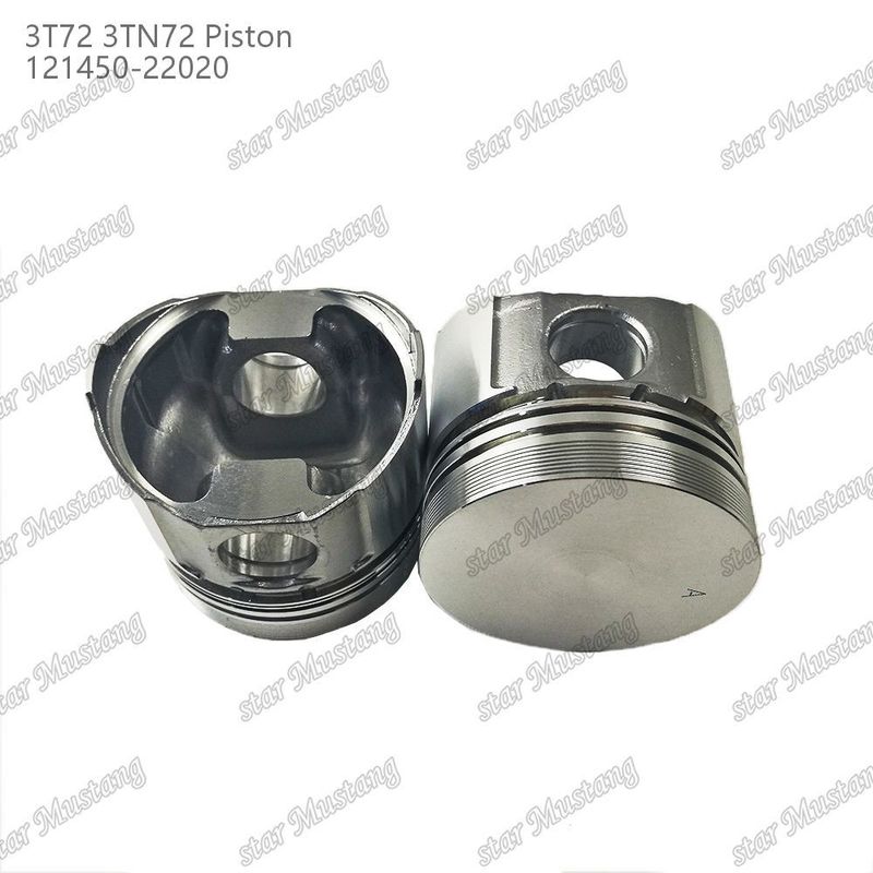 Pistón 3TN72 3T72 Fondo plano 65.5mm Alturas 121450-22020 Para las piezas de reparación de motores diésel Yanmar