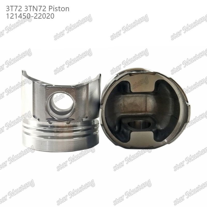 Pistón 3TN72 3T72 Fondo plano 65.5mm Alturas 121450-22020 Para las piezas de reparación de motores diésel Yanmar