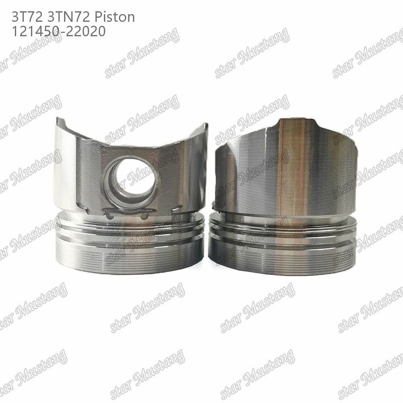 Pistón 3TN72 3T72 Fondo plano 65.5mm Alturas 121450-22020 Para las piezas de reparación de motores diésel Yanmar