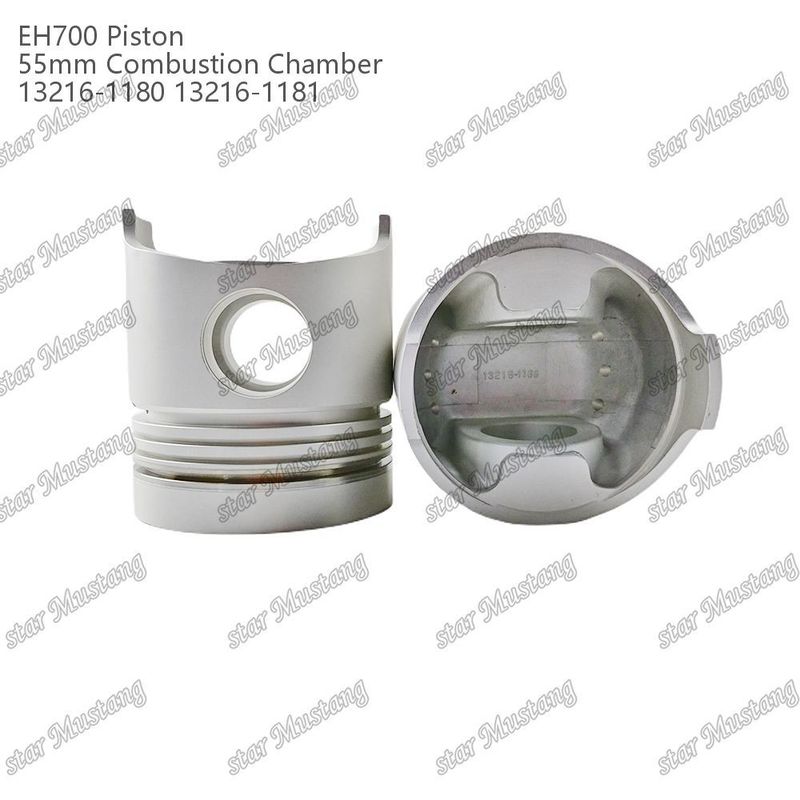 Piston EH700 cámara de combustión de 55 mm 13216-1181 13216-1180 Para las piezas de reparación de motores diésel Hino