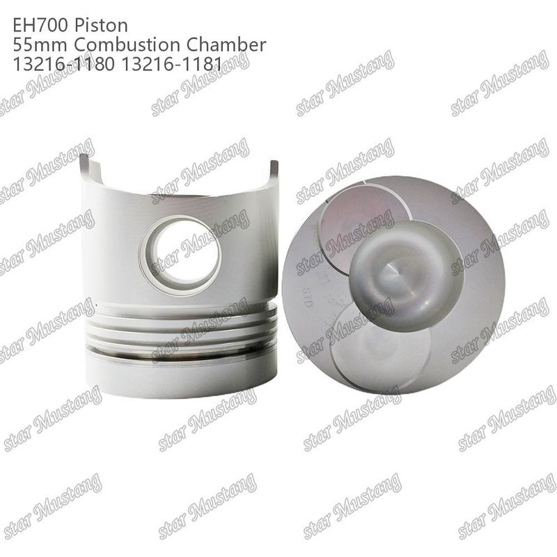 Piston EH700 cámara de combustión de 55 mm 13216-1181 13216-1180 Para las piezas de reparación de motores diésel Hino