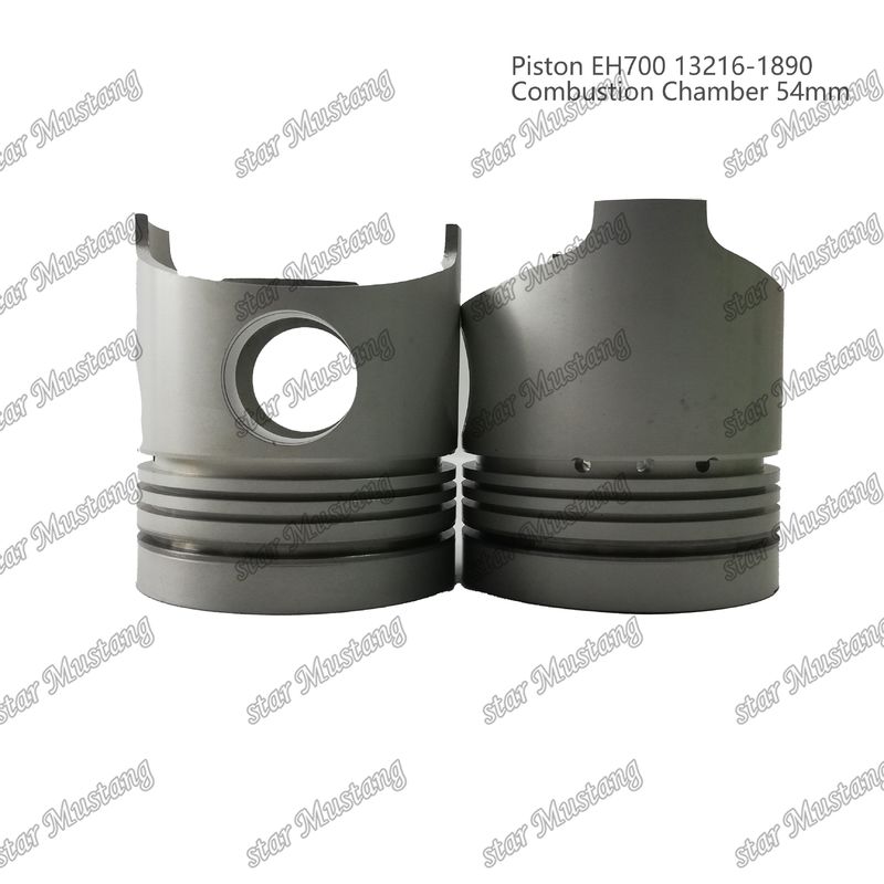 Cámara de combustión de pistón EH700 54mm 13216-1890 Para las piezas de reparación de motores diesel Hino