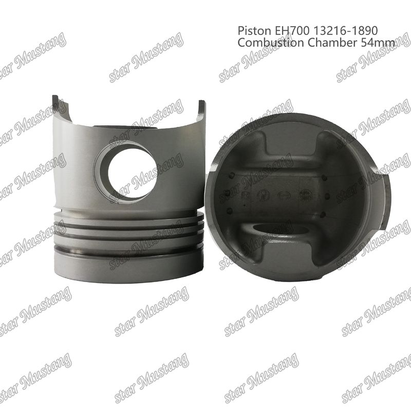 Cámara de combustión de pistón EH700 54mm 13216-1890 Para las piezas de reparación de motores diesel Hino