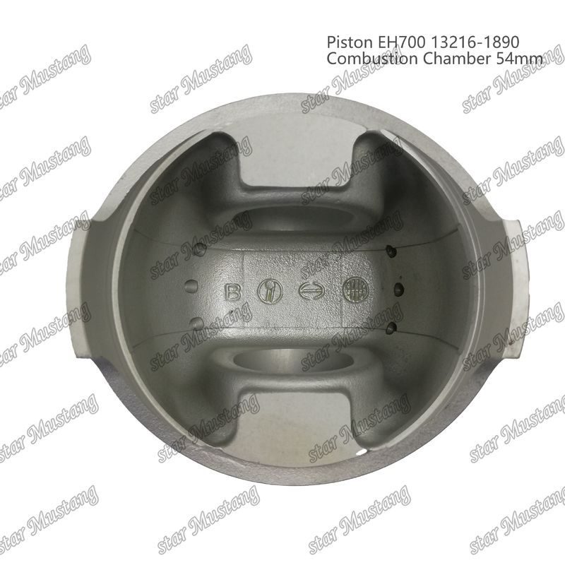 Cámara de combustión de pistón EH700 54mm 13216-1890 Para las piezas de reparación de motores diesel Hino