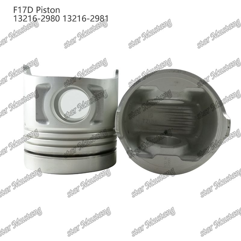 Piston F17D Cámara de combustión 69mm 13216-2980 13216-2981 Para las piezas de reparación de motores diésel Hino