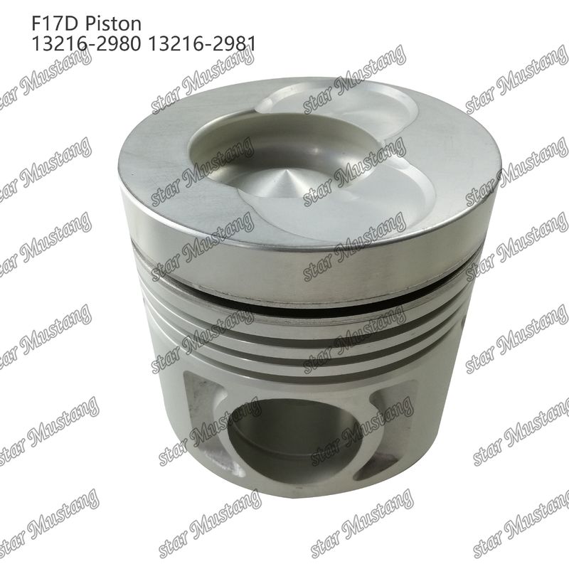 Piston F17D Cámara de combustión 69mm 13216-2980 13216-2981 Para las piezas de reparación de motores diésel Hino