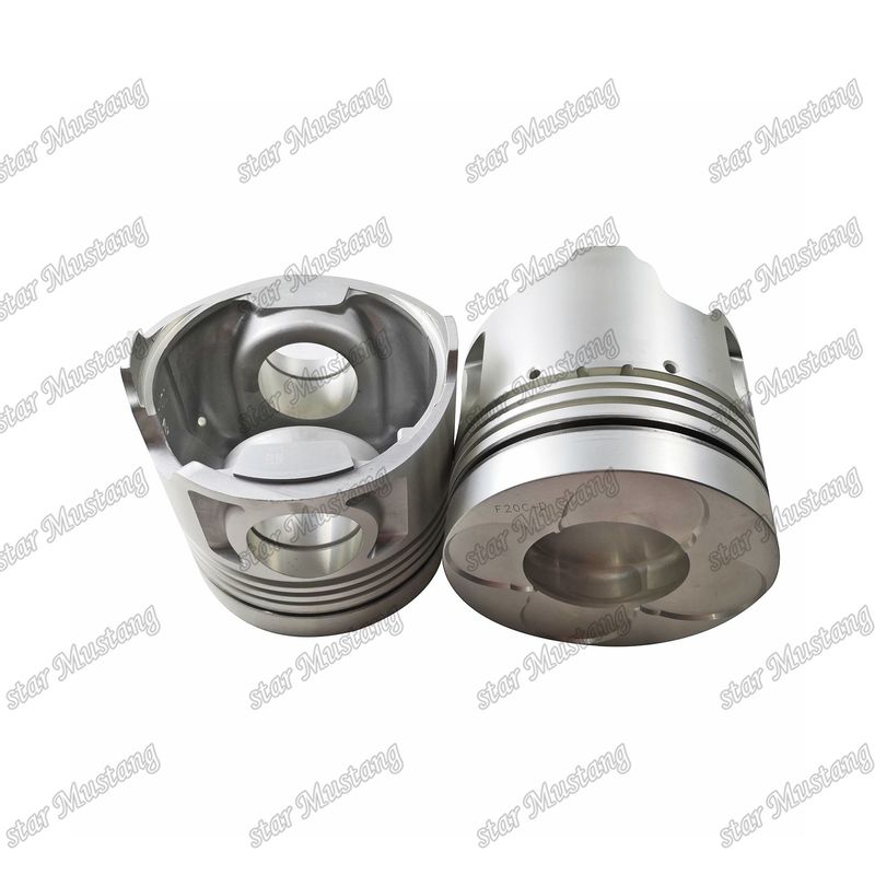 Pistón F20C-R Fondo plano 13216-1263 Para las piezas de reparación de motores diesel Hino