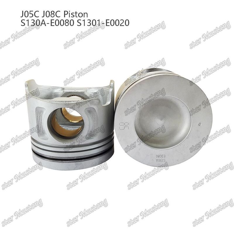 J05C J08C con manguera de cobre 65mm cámara de combustión de refrigeración interna S130A-E0080 S1301-E0020 Para Hino