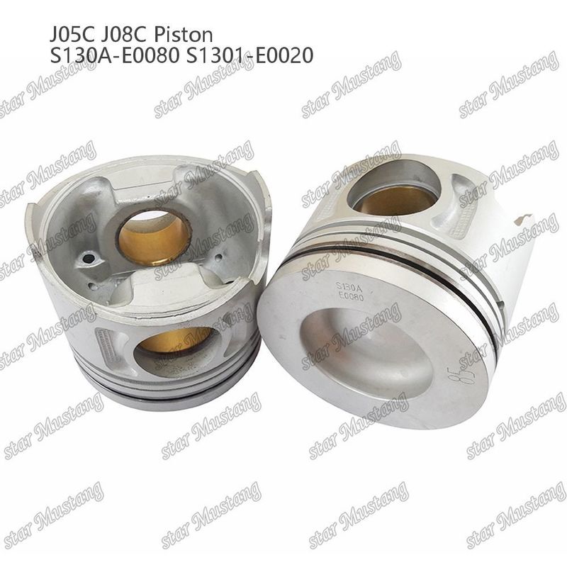 J05C J08C con manguera de cobre 65mm cámara de combustión de refrigeración interna S130A-E0080 S1301-E0020 Para Hino
