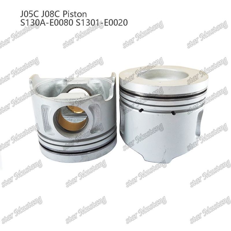 J05C J08C con manguera de cobre 65mm cámara de combustión de refrigeración interna S130A-E0080 S1301-E0020 Para Hino