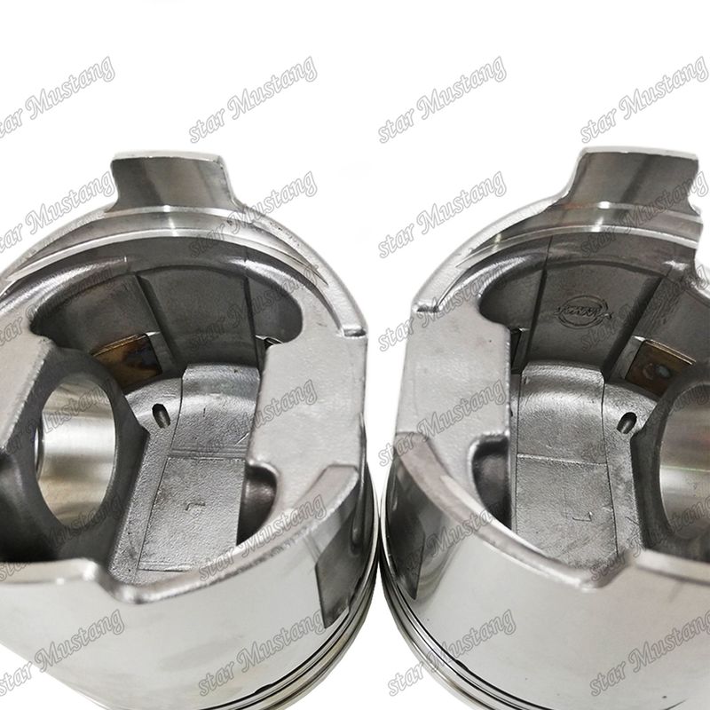 Pistón 4TNE106 sin válvula Impresión 123900-22080 Para Yanmar Partes de reparación de motores diesel