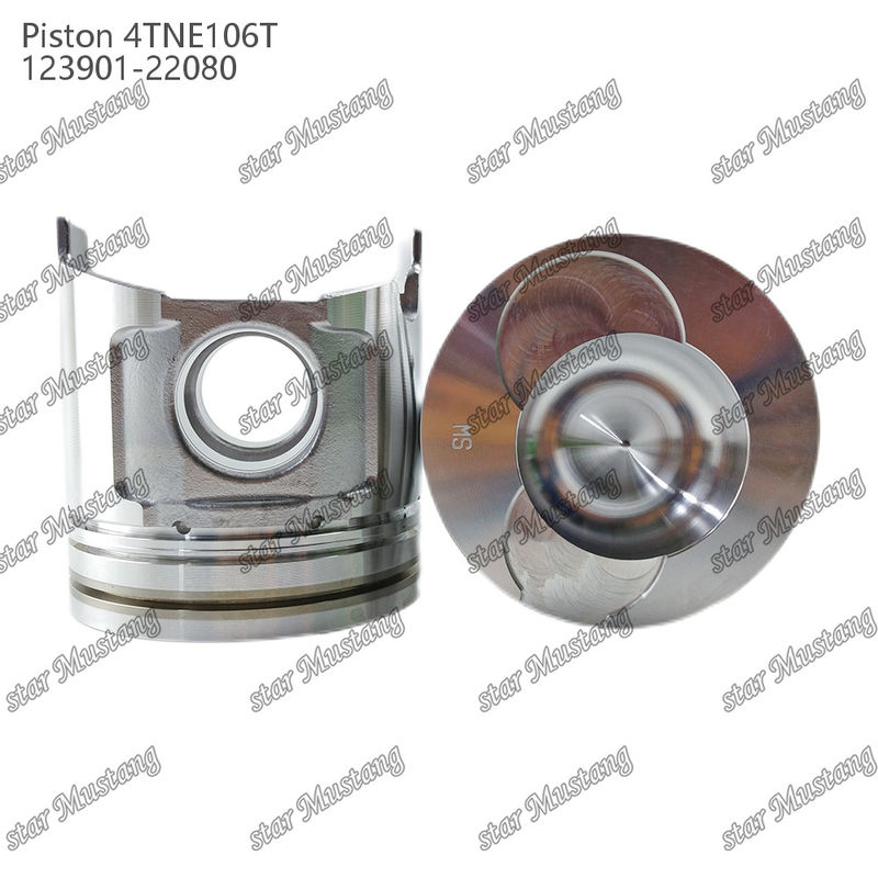 Pistón 4TNE106T con válvula de impresión 123901-22080 Para Yanmar Diesel Motor de reparación de piezas