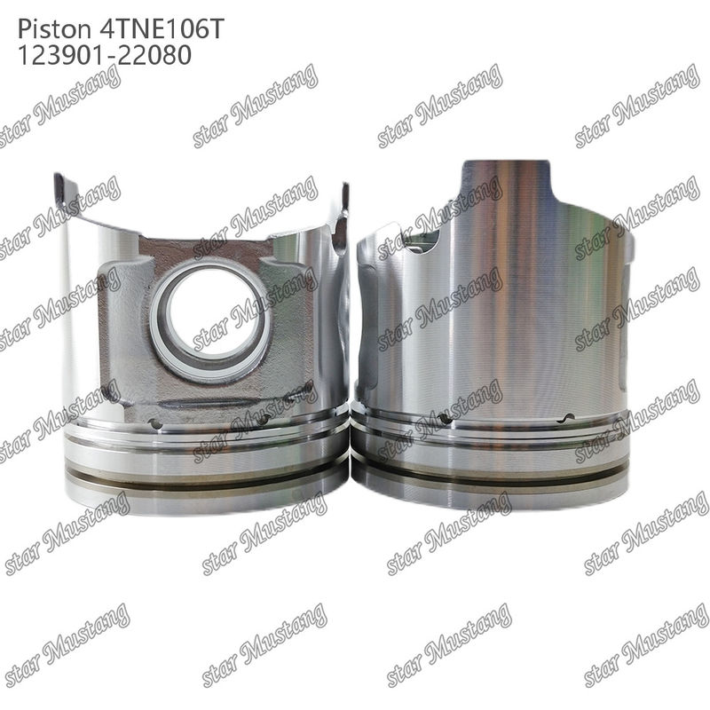 Pistón 4TNE106T con válvula de impresión 123901-22080 Para Yanmar Diesel Motor de reparación de piezas