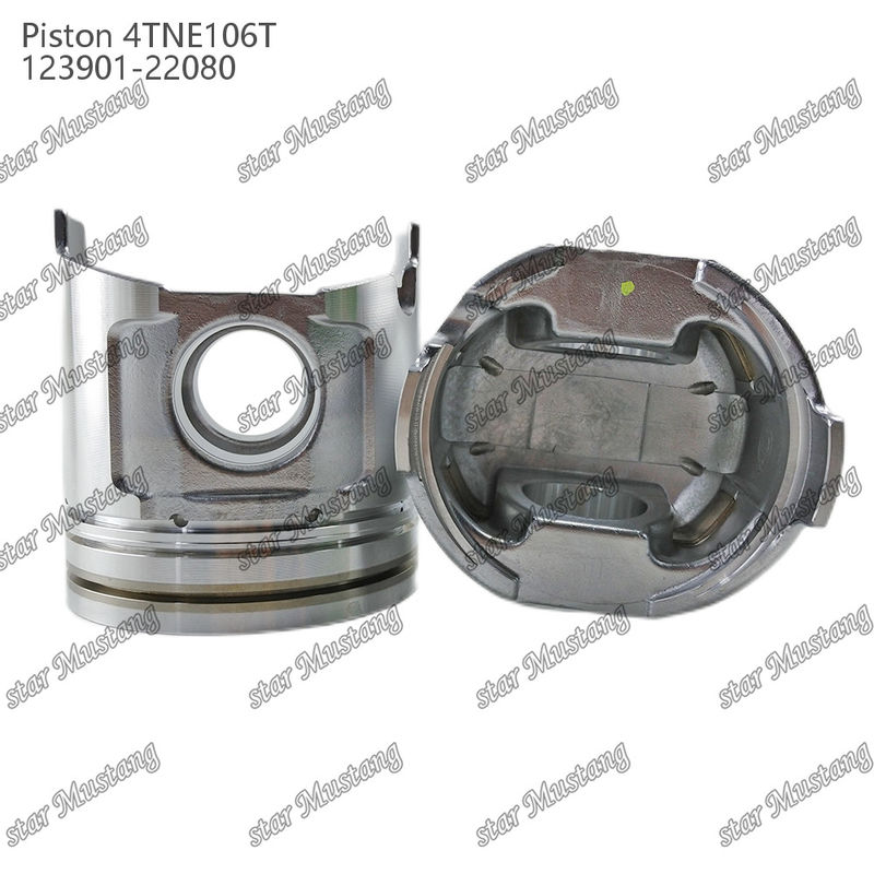 Pistón 4TNE106T con válvula de impresión 123901-22080 Para Yanmar Diesel Motor de reparación de piezas