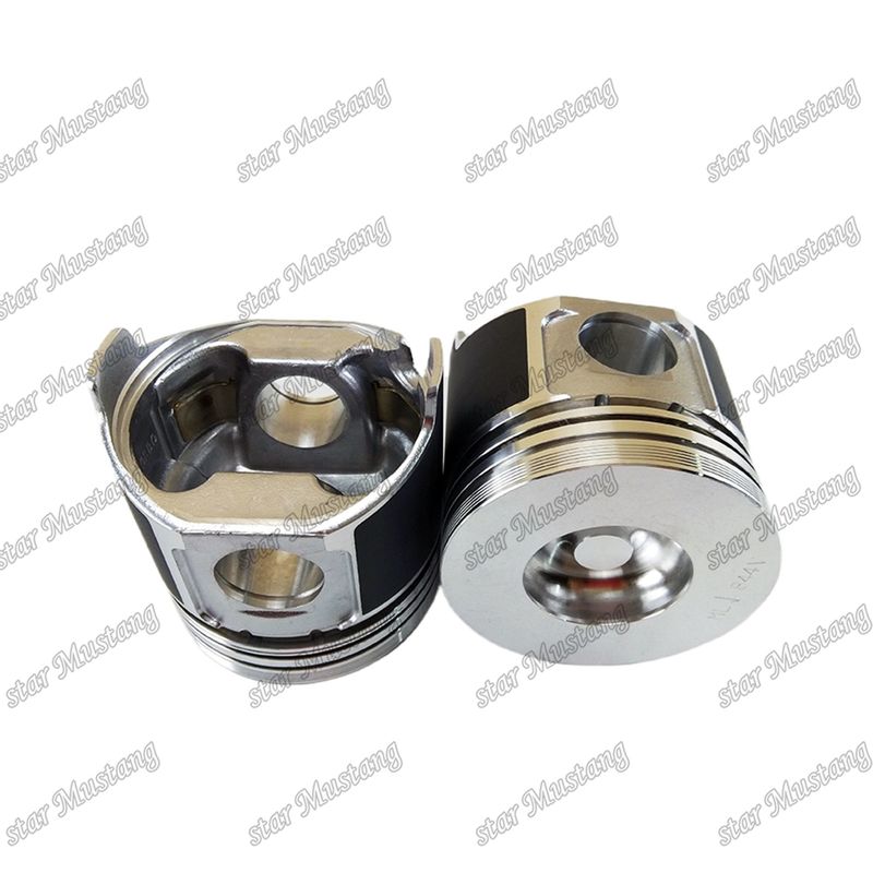Pistón S4D84E-5 4TNV84 Alturas 84mm Cámara de combustión Tamaño 41.3mm 129508-22080 Para Yanmar Diesel Motor Reparación de piezas