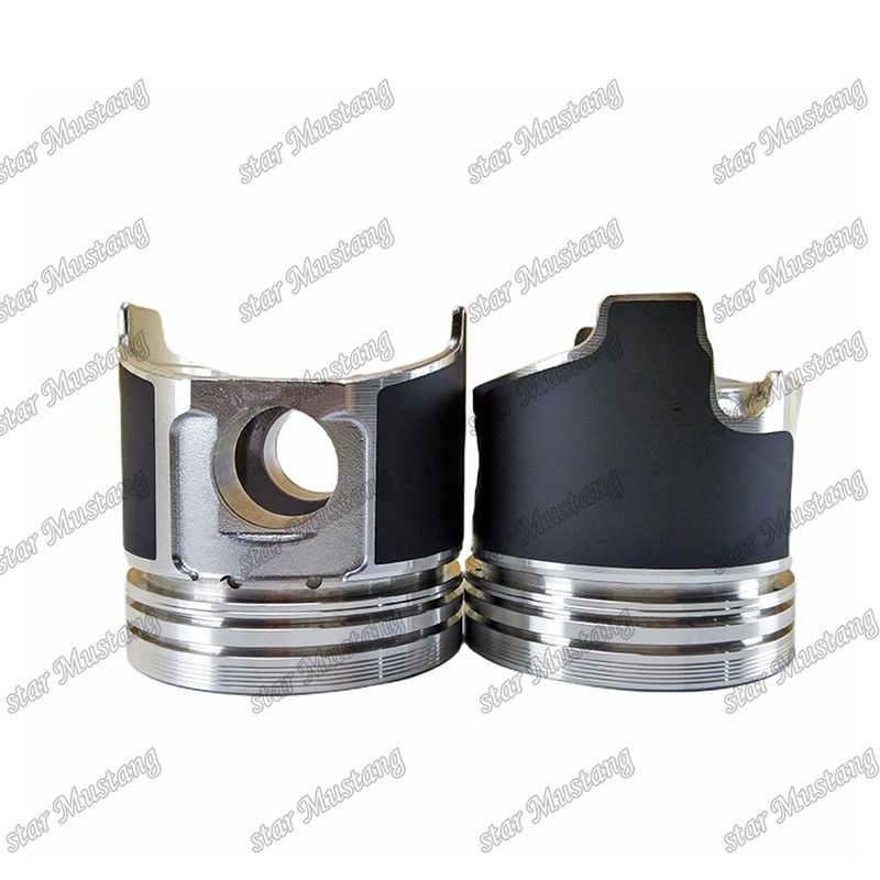 Pistón S4D84E-5 4TNV84 Alturas 84mm Cámara de combustión Tamaño 41.3mm 129508-22080 Para Yanmar Diesel Motor Reparación de piezas