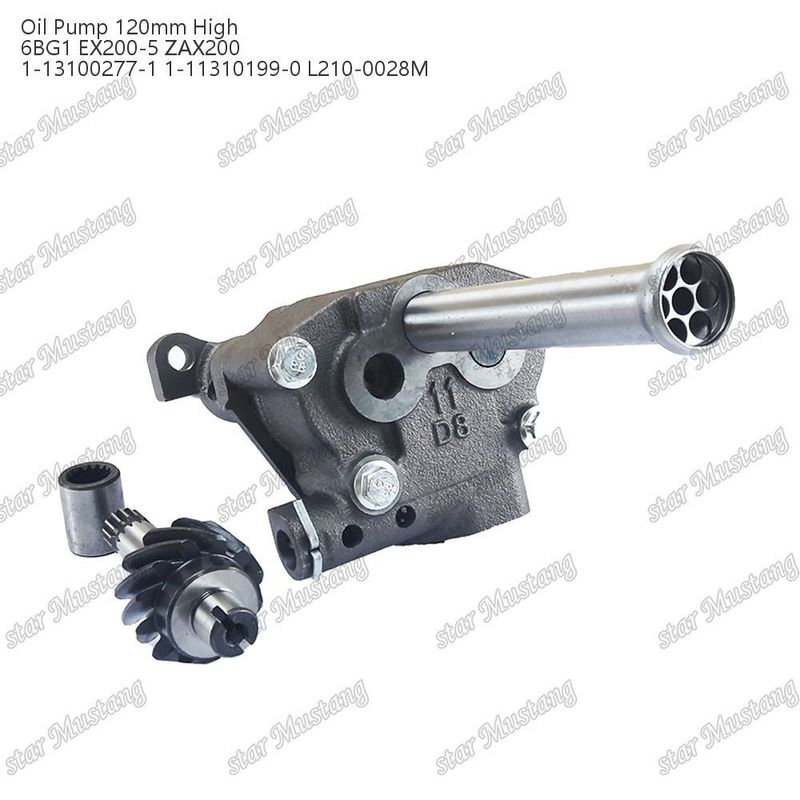 Bomba de aceite 6BG1 120 mm de altura EX200-5 ZAX200 1-13100277-1 1-13100204-1 Para repuestos de motores Isuzu