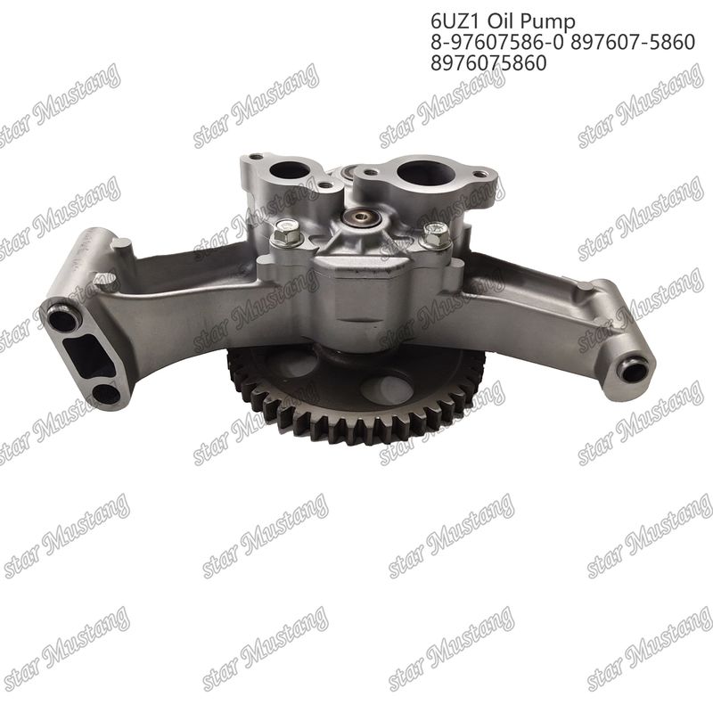 Bomba de aceite 6UZ1 8-97607586-0 897607-5860 8976075860 Para repuestos de motores Isuzu