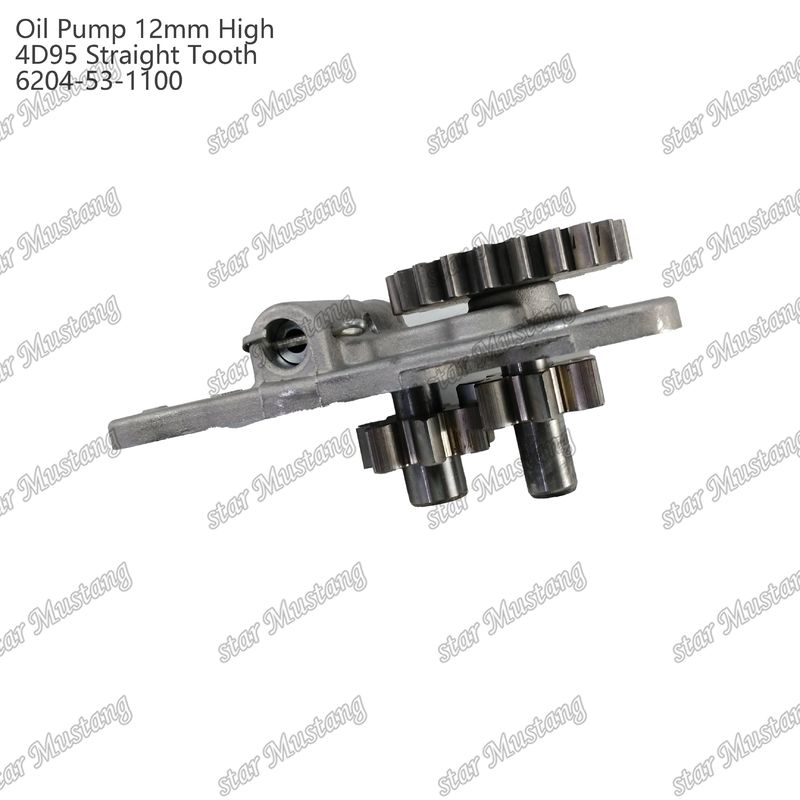 Bomba de aceite 4D95 12mm Dentes rectos altos 6204-53-1100 Para repuestos de motores Isuzu