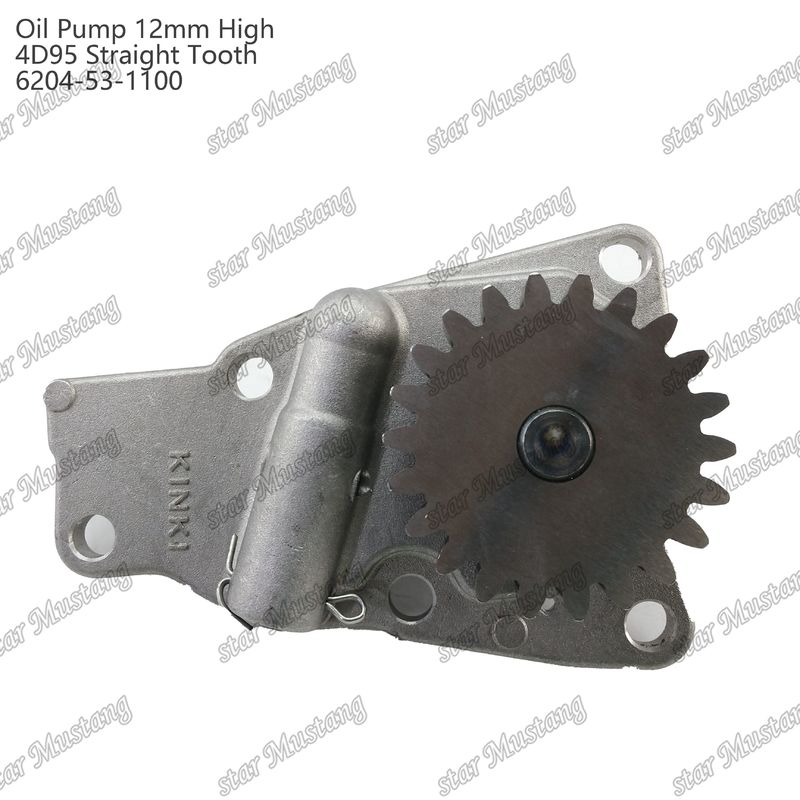 Bomba de aceite 4D95 12mm Dentes rectos altos 6204-53-1100 Para repuestos de motores Isuzu