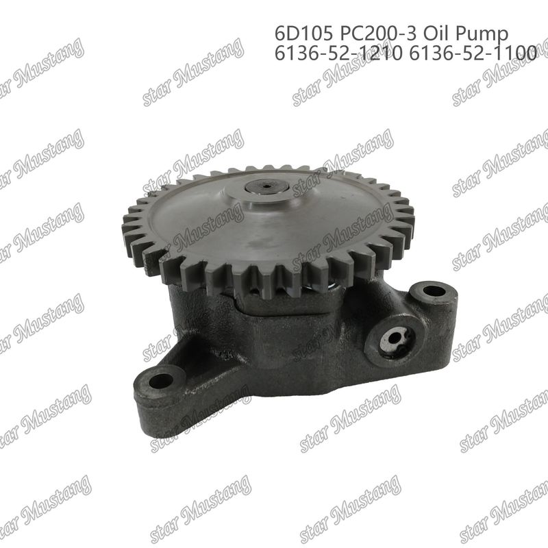 Bomba de aceite 6D105 PC200-3 6136-52-1210
