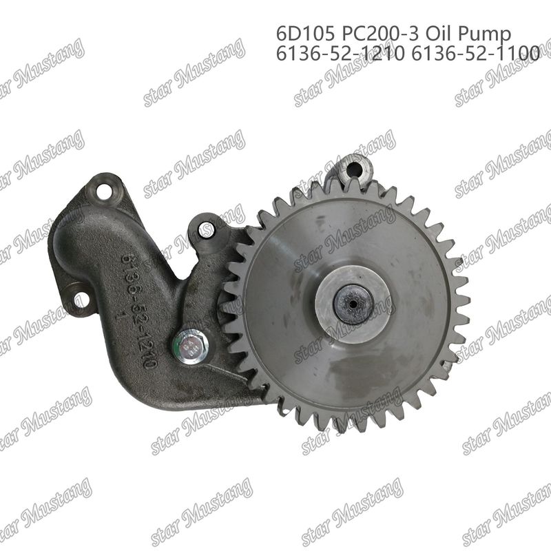 Bomba de aceite 6D105 PC200-3 6136-52-1210