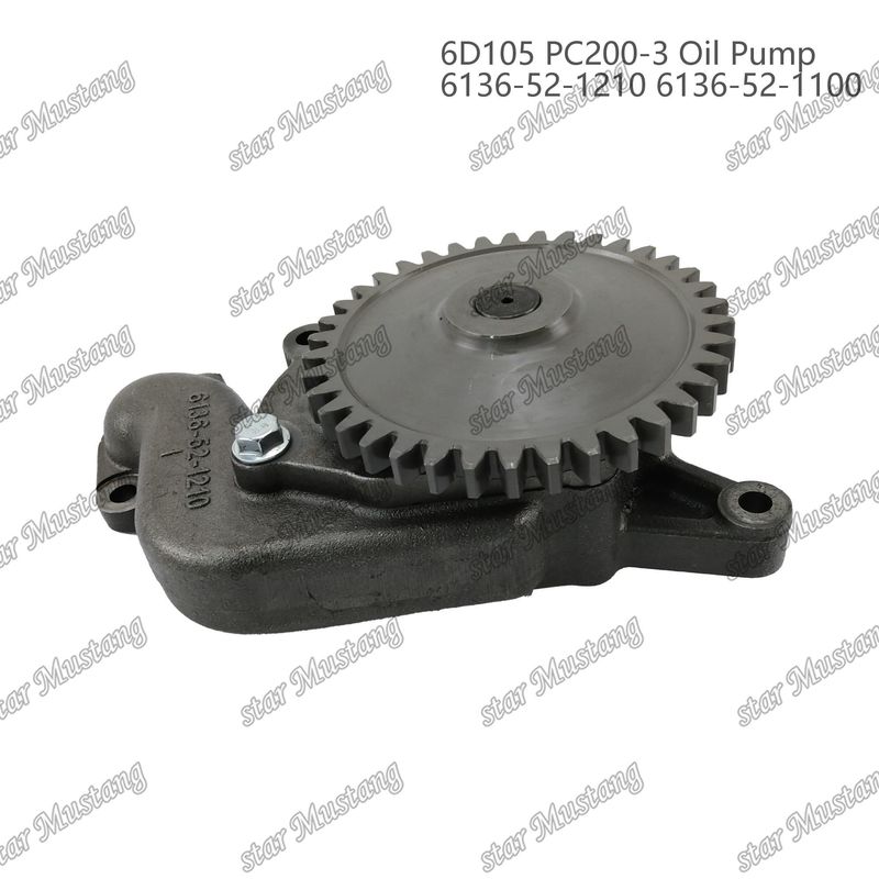 Bomba de aceite 6D105 PC200-3 6136-52-1210