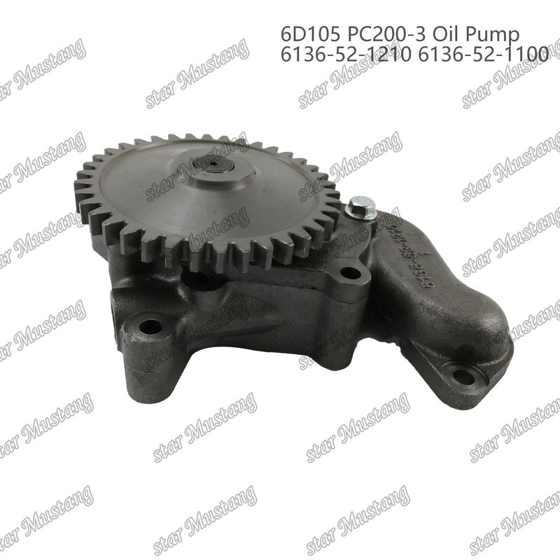 Bomba de aceite 6D105 PC200-3 6136-52-1210