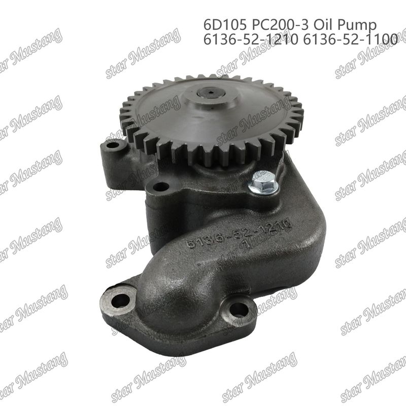 Bomba de aceite 6D105 PC200-3 6136-52-1210