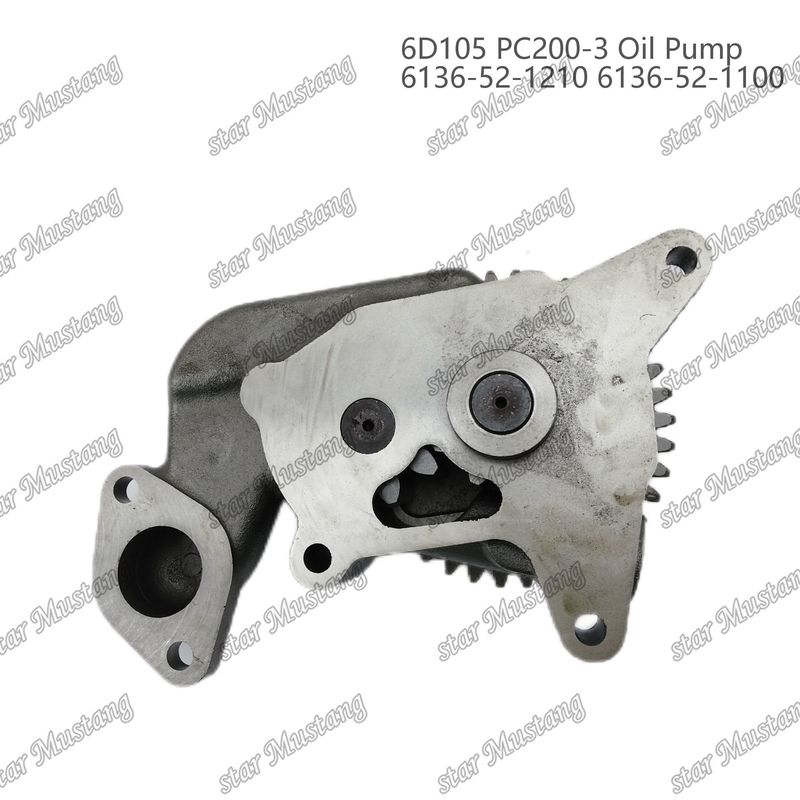 Bomba de aceite 6D105 PC200-3 6136-52-1210
