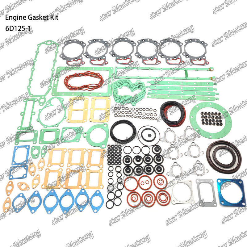 Kit completo de juntas 6D125-1 Conjunto de juntas para reparación de piezas de motores diesel Komatsu