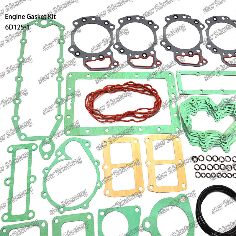 Kit completo de juntas 6D125-1 Conjunto de juntas para reparación de piezas de motores diesel Komatsu