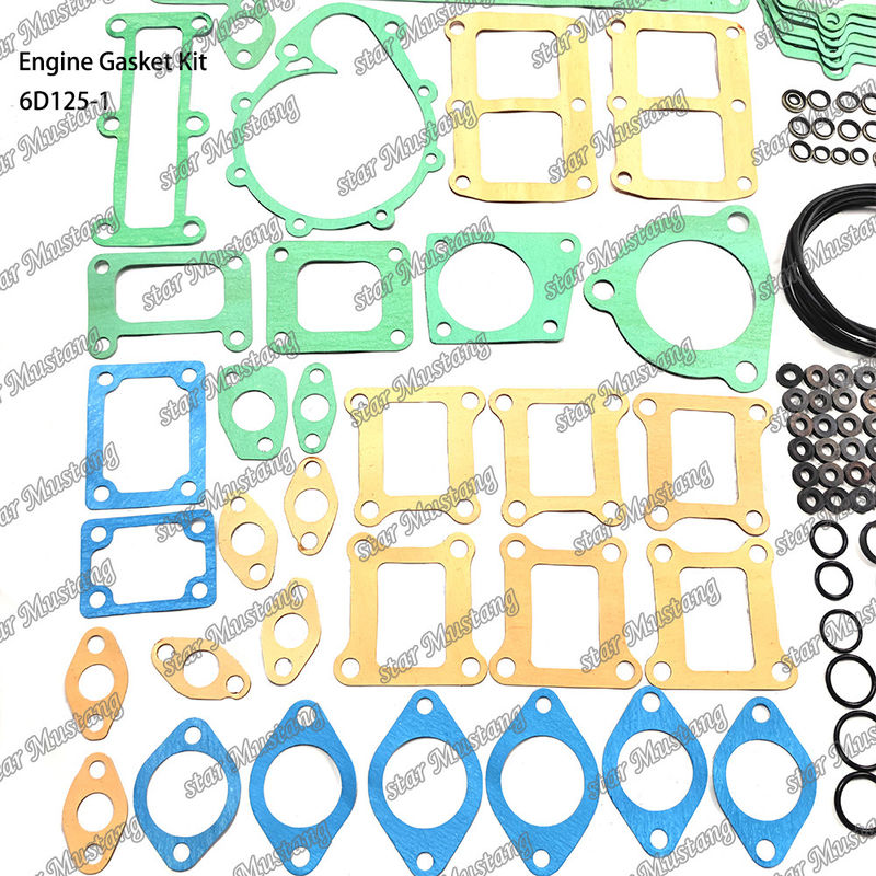 Kit completo de juntas 6D125-1 Conjunto de juntas para reparación de piezas de motores diesel Komatsu