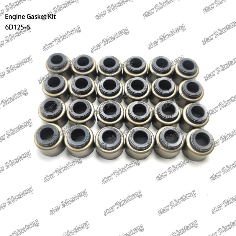 Conjunto completo de juntas 6D125-6 para reparación de piezas de motores diesel Komatsu