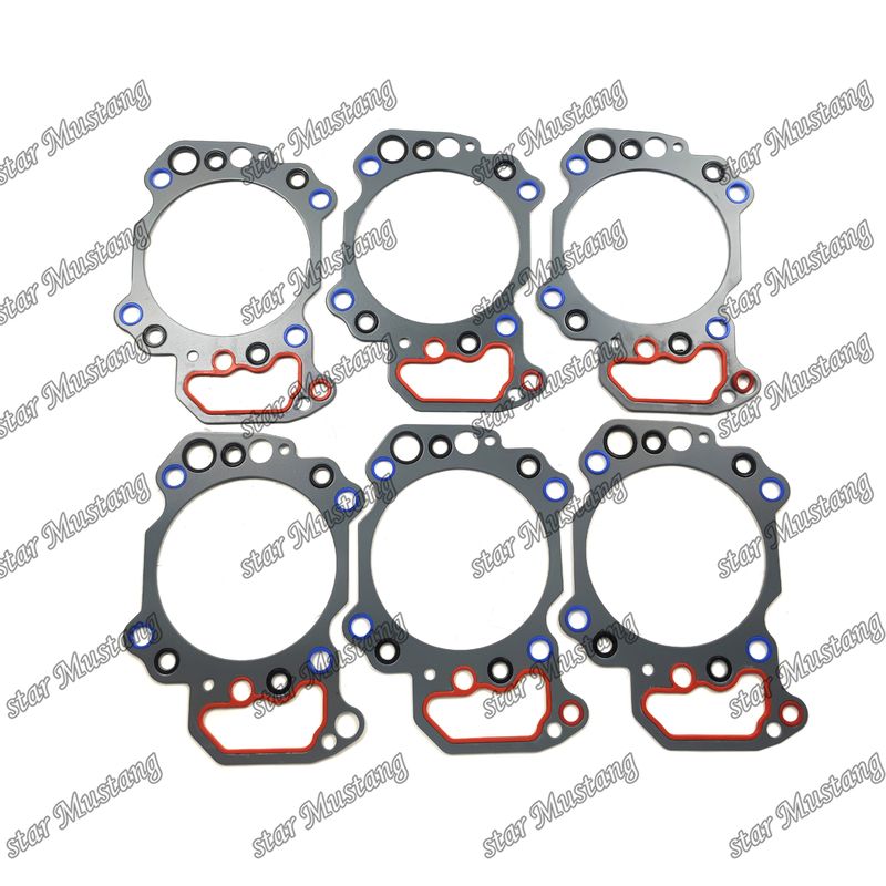 Conjunto completo de juntas 6D125-8 para reparación de piezas de motores diesel Komatsu