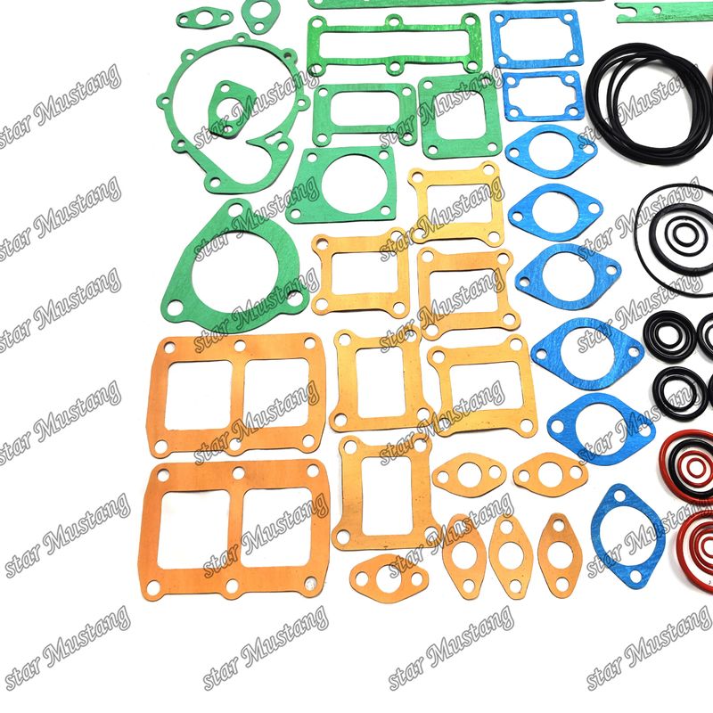 Conjunto completo de juntas 6D125-8 para reparación de piezas de motores diesel Komatsu