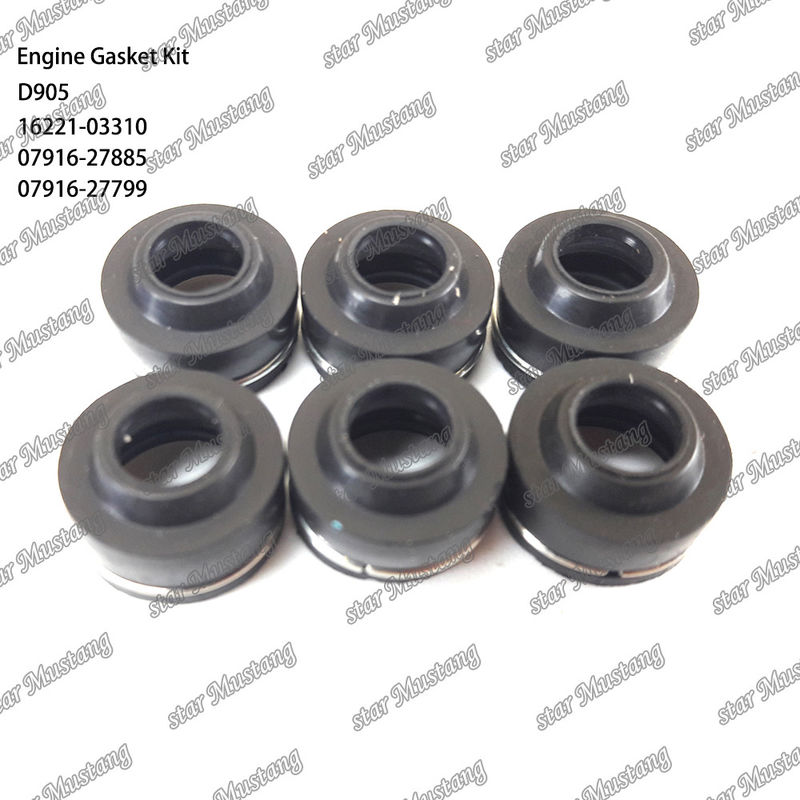 D905 Conjunto de juntas completas Junta de juntas de cabeza 16221-03310 superior 07916-27885 inferior 07916-27799 adecuado para Kubota