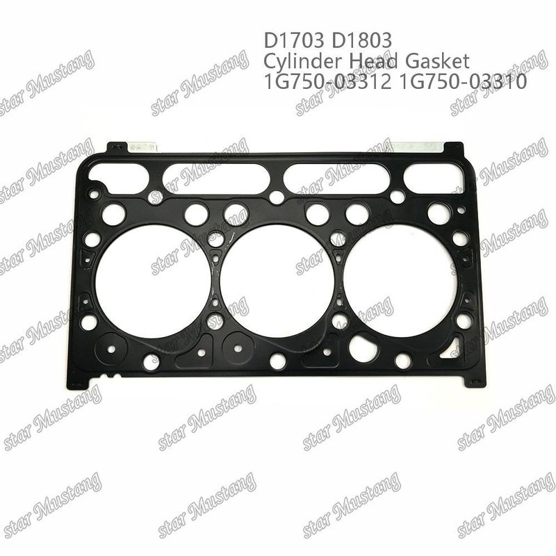 D1703 D1803 Gasqueta de la cabeza del cilindro Metal 1.20mm 1G750-03312 1G750-03310 Adecuado para el motor Kubota