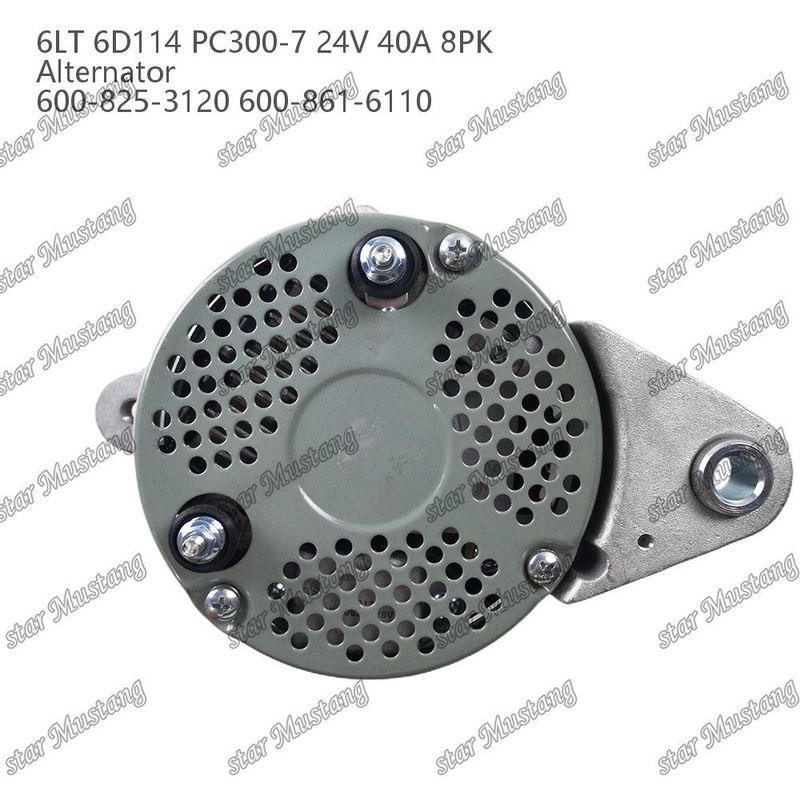El generador 6LT 6D114 PC300-7 24V 40A 8PK 600-825-3120 600-861-6110