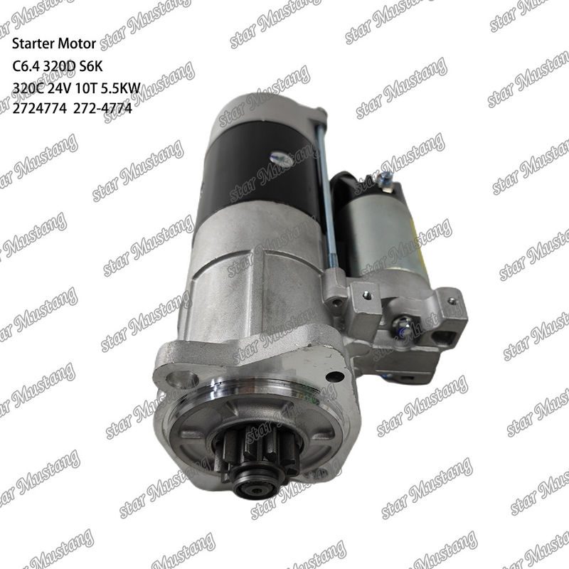 Motor de arranque del motor C6.4 320D S6K 320C 24V 10T 5.5KW 2724774 272-4774 Para las piezas de repuesto del motor Caterpillar