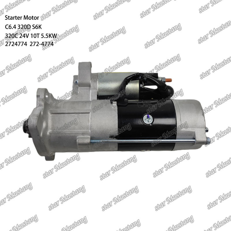 Motor de arranque del motor C6.4 320D S6K 320C 24V 10T 5.5KW 2724774 272-4774 Para las piezas de repuesto del motor Caterpillar